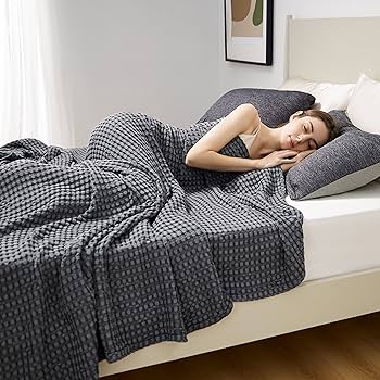 【中古】 Blankets FayWolf Amazon.com: Bedsure Cooling Cotton Waffle King Size Blanket